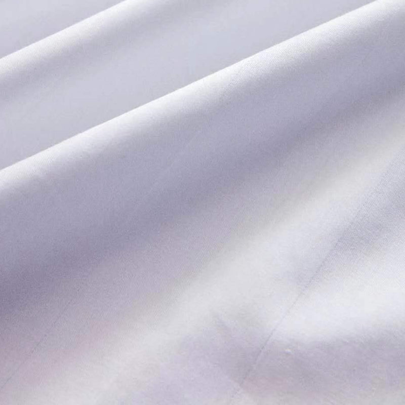 300TC Cotton Solid 4-Piece Bedding Set | Deep-Pocket Fitted Sheet MOQ 50 pcs