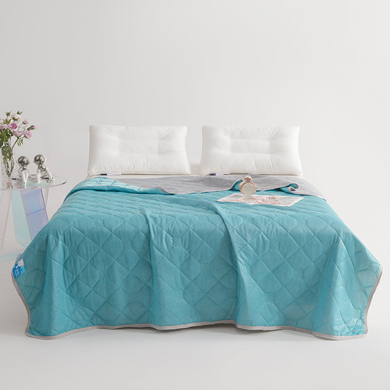 Cool-Feel Tencel™ Summer Blanket – Grade A Baby-Safe Fabric, 120 gsm Breathable Fill, Cooling Touch for Hot Nights, 150×200 cm, OEKO-TEX, Perfect for Mum & Baby