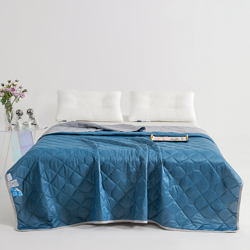 Cool-Feel Tencel™ Summer Blanket – Grade A Baby-Safe Fabric, 120 gsm Breathable Fill, Cooling Touch for Hot Nights, 150×200 cm, OEKO-TEX, Perfect for Mum & Baby