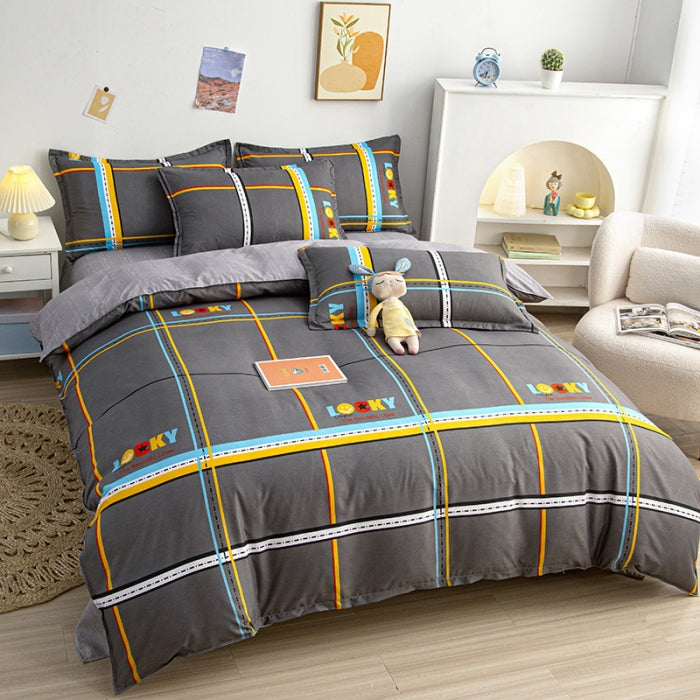 Aloe-Infused Microfiber 4-PC Bedding Set – Cooling Silky-Soft Sheet & Pillowcase Pack, 16" Deep-Pocket