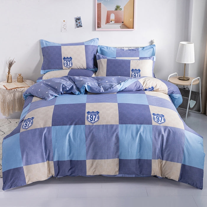 100% Cotton Bed Sheet Set 1.5 m | Pre-shrunk 128×68 | Tropical Leaf Print | AB-Design | Machine-Wash 80 ℃ | DDP 7-12 Days