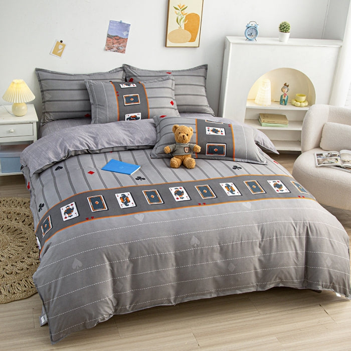 Aloe-Infused Microfiber 4-PC Bedding Set – Cooling Silky-Soft Sheet & Pillowcase Pack, 16" Deep-Pocket