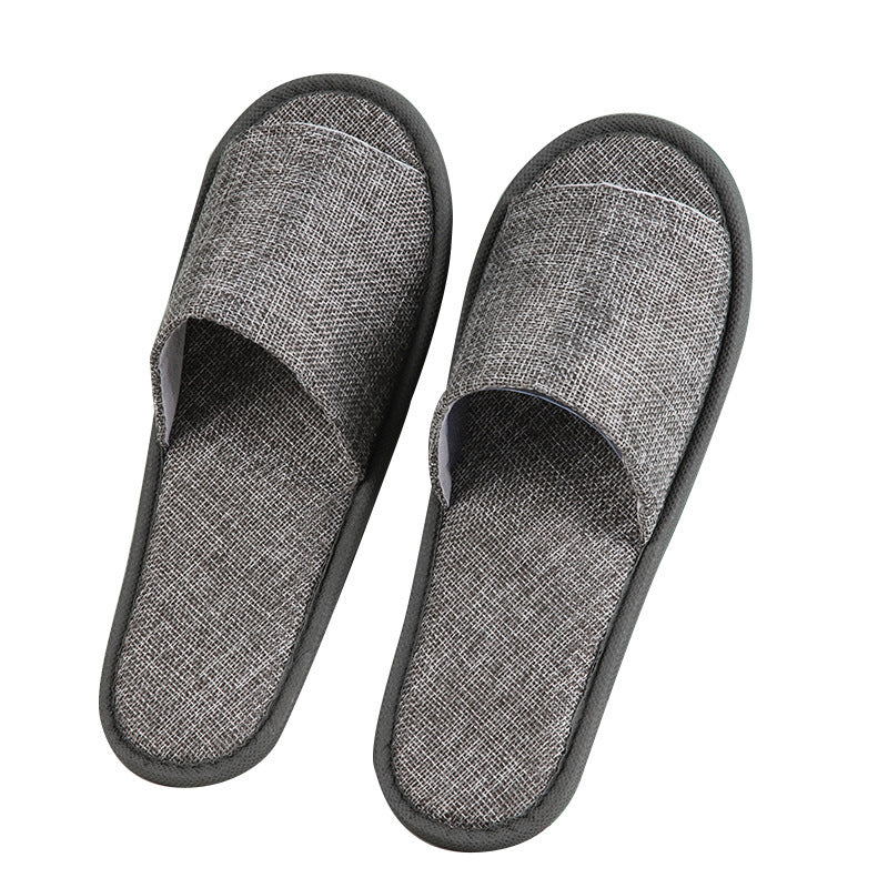500-Pairs Wholesale Disposable Anti-Slip Slippers – Hotel/Spa Premium, Thick Foam Sole, Velvet Finish, Logo-Print Ready, One-Size Fits All