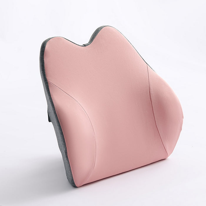 Memory Foam Lumbar Support Pillow 44×38 cm | Ergonomic Back Cushion for Office Chair/Car Seat | Slow-Rebound 45D | Washable Cover | Relief