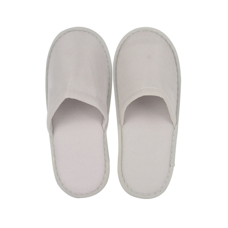 500-Pairs Wholesale Disposable Anti-Slip Slippers – Hotel/Spa Premium, Thick Foam Sole, Velvet Finish, Logo-Print Ready, One-Size Fits All