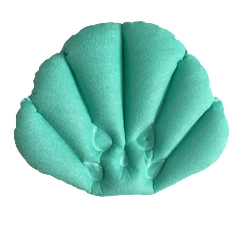 Suction-Cup Bath Pillow | Spa-Grade 3D Air Mesh | Super-Strong Grips | Ergonomic Neck & Back Support | Machine-Washable | 32×25 cm